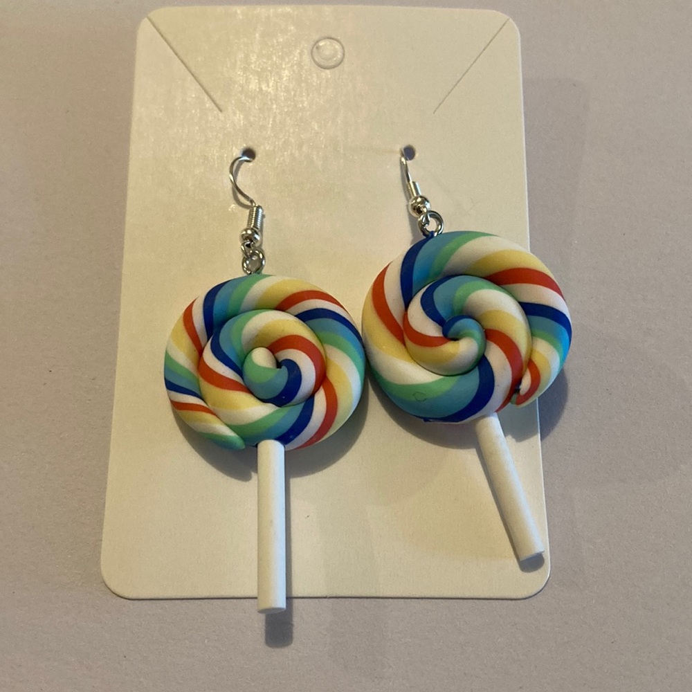 Handmade Lollipop Earrings